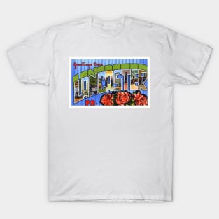 Greetings from Lancaster, PA - Vintage Large Letter Postcard T-Shirt